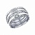 Кольцо из серебра вставка Фианиты SOKOLOV 94011707