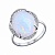 Кольцо из серебра вставка Фманит, опал синт. SOKOLOV 94011863