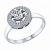 Кольцо из серебра вставка Фианиты SOKOLOV 94012315