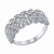 Кольцо из серебра вставка Фианиты SOKOLOV 94012284