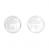 Монета (повезет - не повезет) из серебра вставка Без вставок SOKOLOV 91250010
